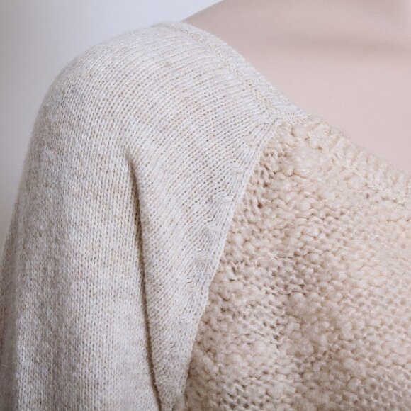 Silence + Noise by Urban Outfitters Wool Blend Crew Neck Sweater Women Size L - Picture 7 of 11